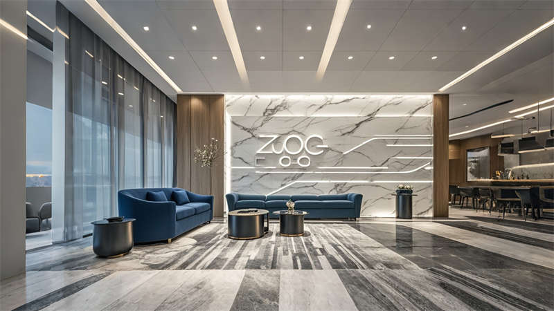 合肥7000平辦公樓裝修設(shè)計效果圖欣賞