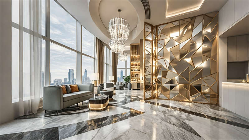 合肥6000平輕奢風(fēng)格商務(wù)酒店裝修設(shè)計(jì)效果圖欣賞