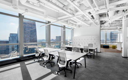 宣城辦公室裝修：2000平辦公樓設計效果圖