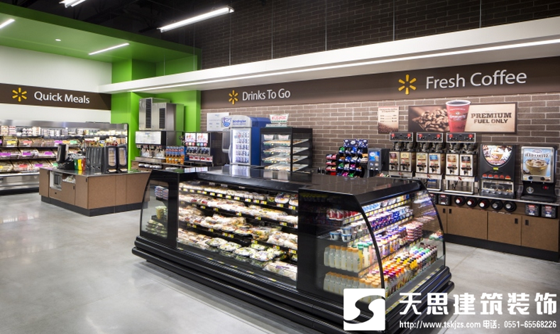 合肥比那里的裝修設(shè)計(jì)時(shí)尚與實(shí)用的結(jié)合，便利店裝修，便利店設(shè)計(jì)