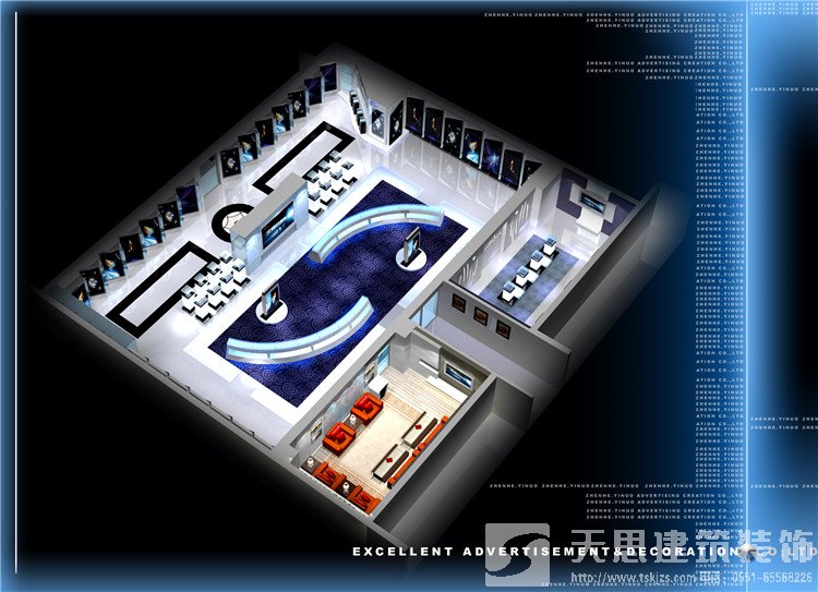 中國科學院衛(wèi)星所裝修效果圖