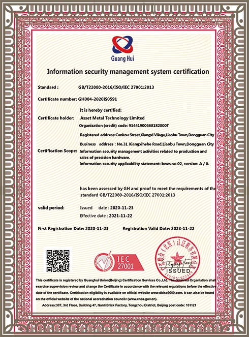 SMSC Certificate